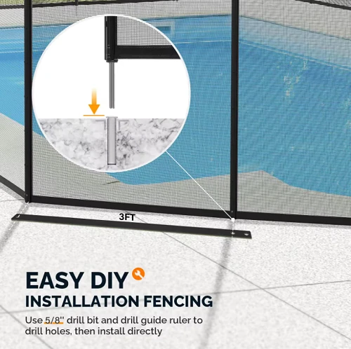 Portable Chain Link Fence Pool